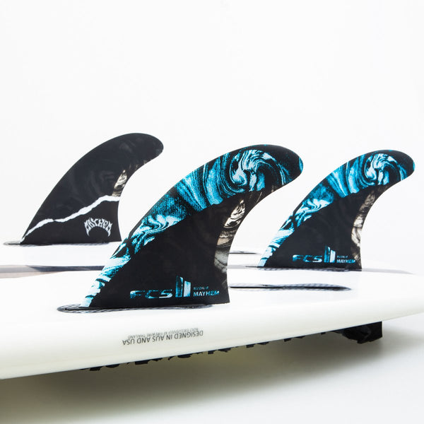 FCS Surfboard Fins FCS II Matt Biolos Tri Fins