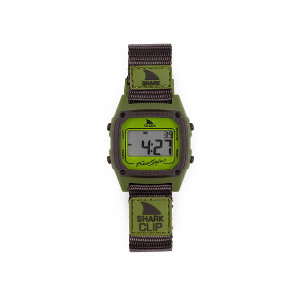 Freestyle Watch Shark Clip Green Machine