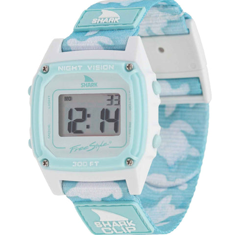 Freestyle Watch Shark Clip Trippy Turtle Aqua