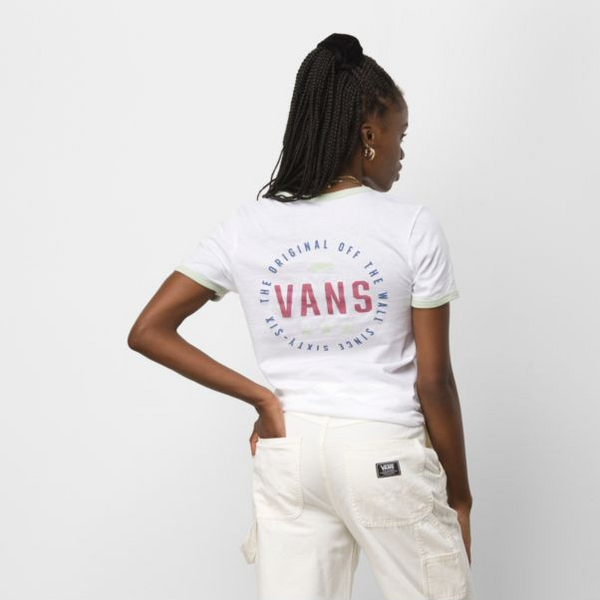 Vans Womens Shirt Hall Pass Ringer Tee