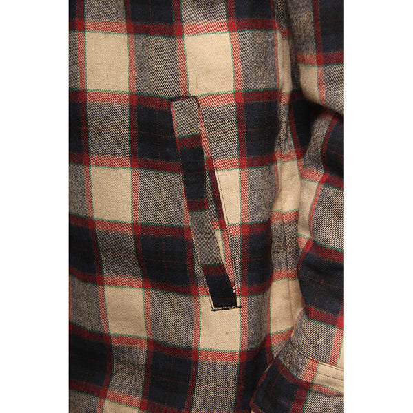 Hansen Mens Woven Jason Sherpa Flannel