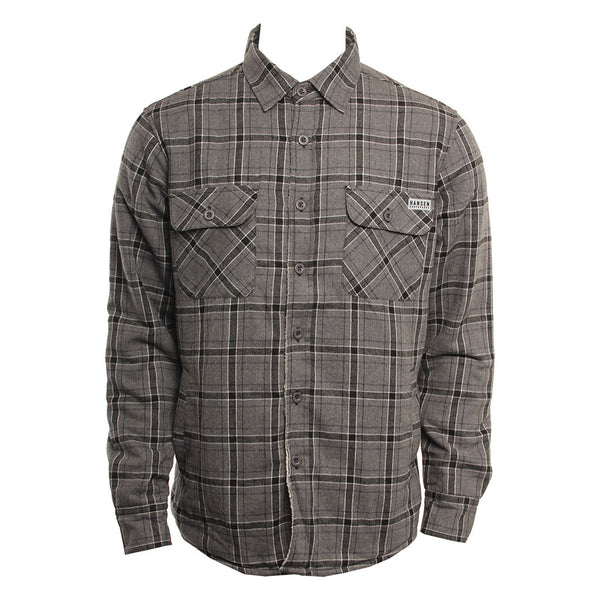 Hansen Mens Woven Roland Sherpa Flannel