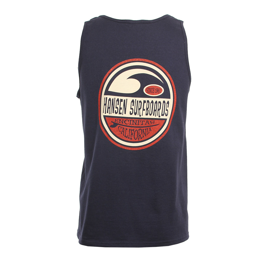 Hansen Mens Tank Top Split Circle