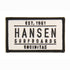Hansen Logo Patch