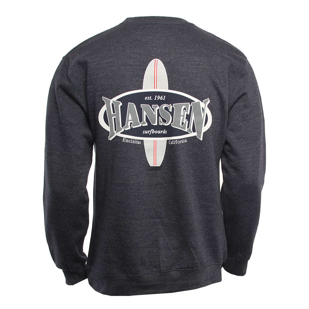 Hansen Mens Sweatshirt Surfboard