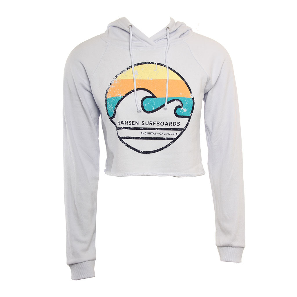 Hansen Womens Sweatshirt Simply Set Cropped Hoodie