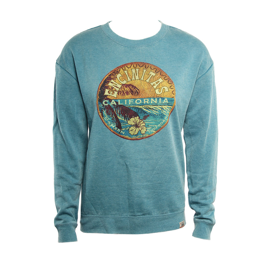 Hansen Womens Sweatshirt Wave Badge Crew