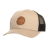 Hansen Hat Box Patch Leather Trucker