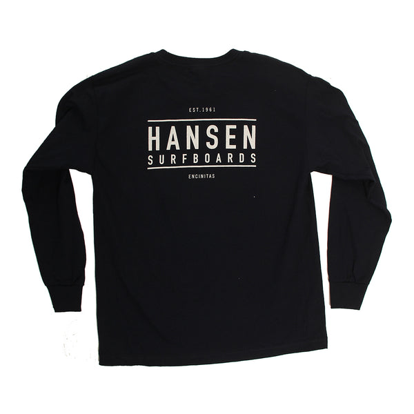 Hansen Youth Shirt Surfboard Logo 1961