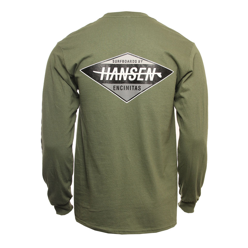 Hansen Mens Shirt Diamond Long Sleeve