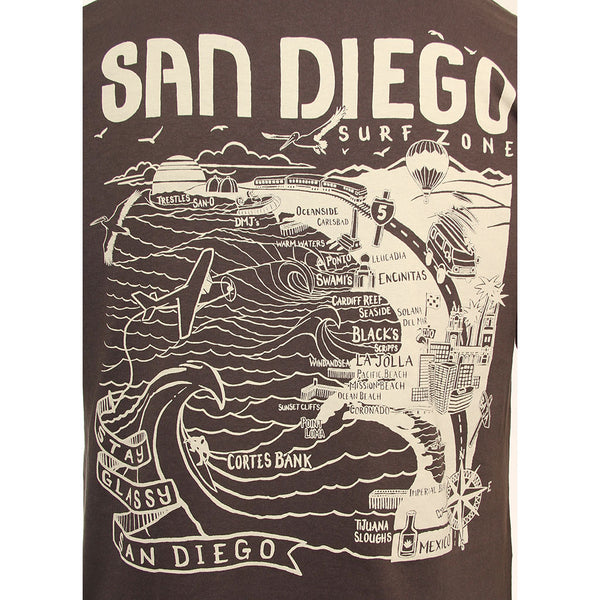 Hansen Mens Shirt San Diego Map