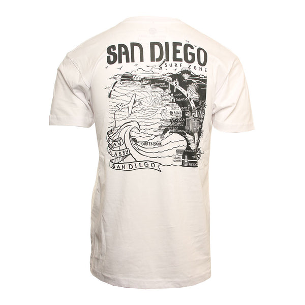 Hansen Mens Shirt San Diego Map