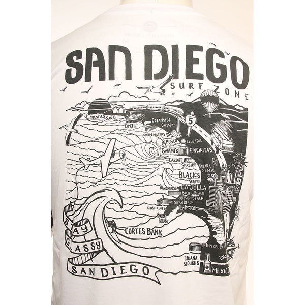 Hansen Mens Shirt San Diego Map