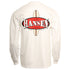 Hansen Mens Shirt Surfboard New LS