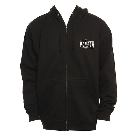 Hansen Mens Sweatshirt Circle Corp Zip