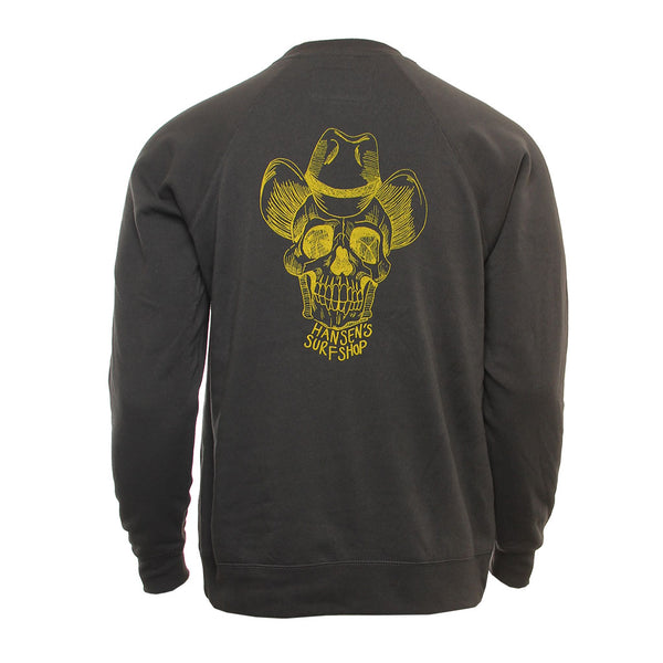 Hansen Mens Sweatshirt Cowboy Skeleton Crew