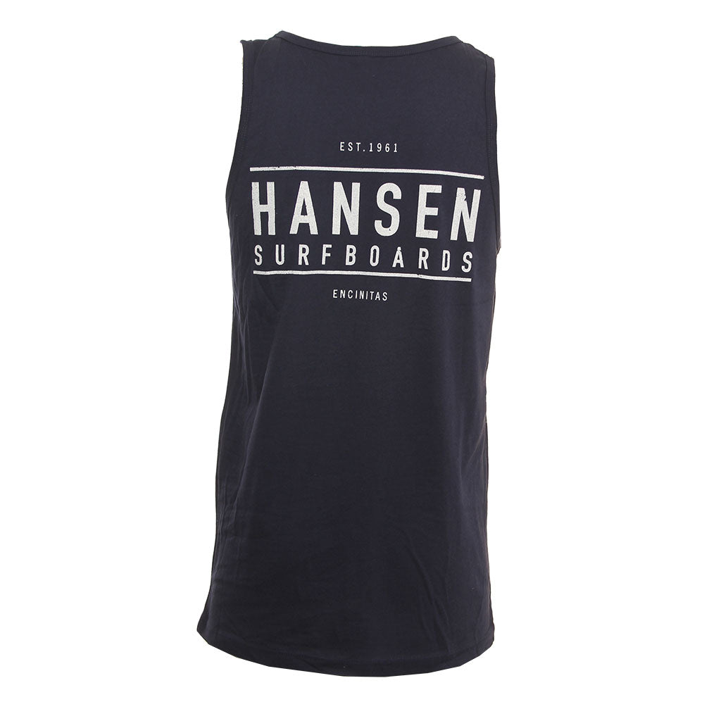 Hansen Mens Tank Top Box Corp