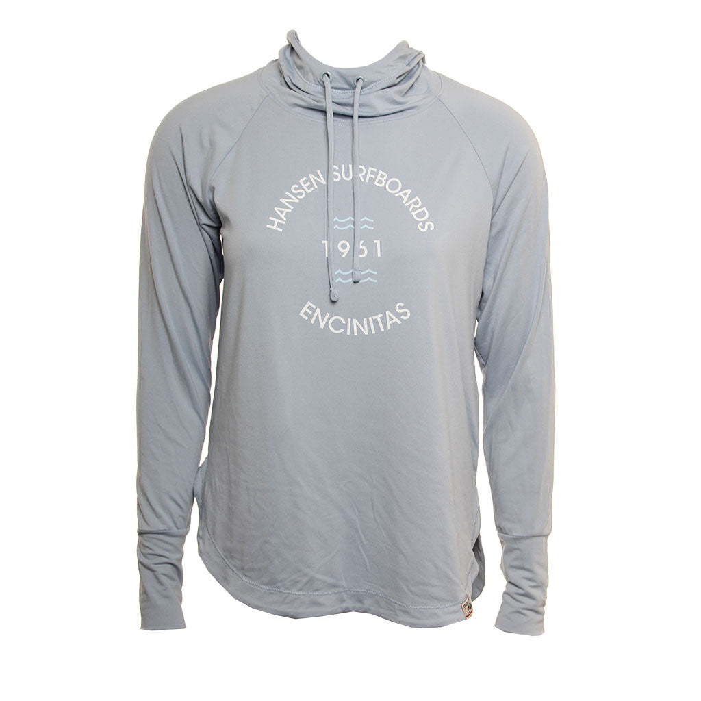 Hansen Womens Sweatshirt Drained Tech Pullover Hoodie
