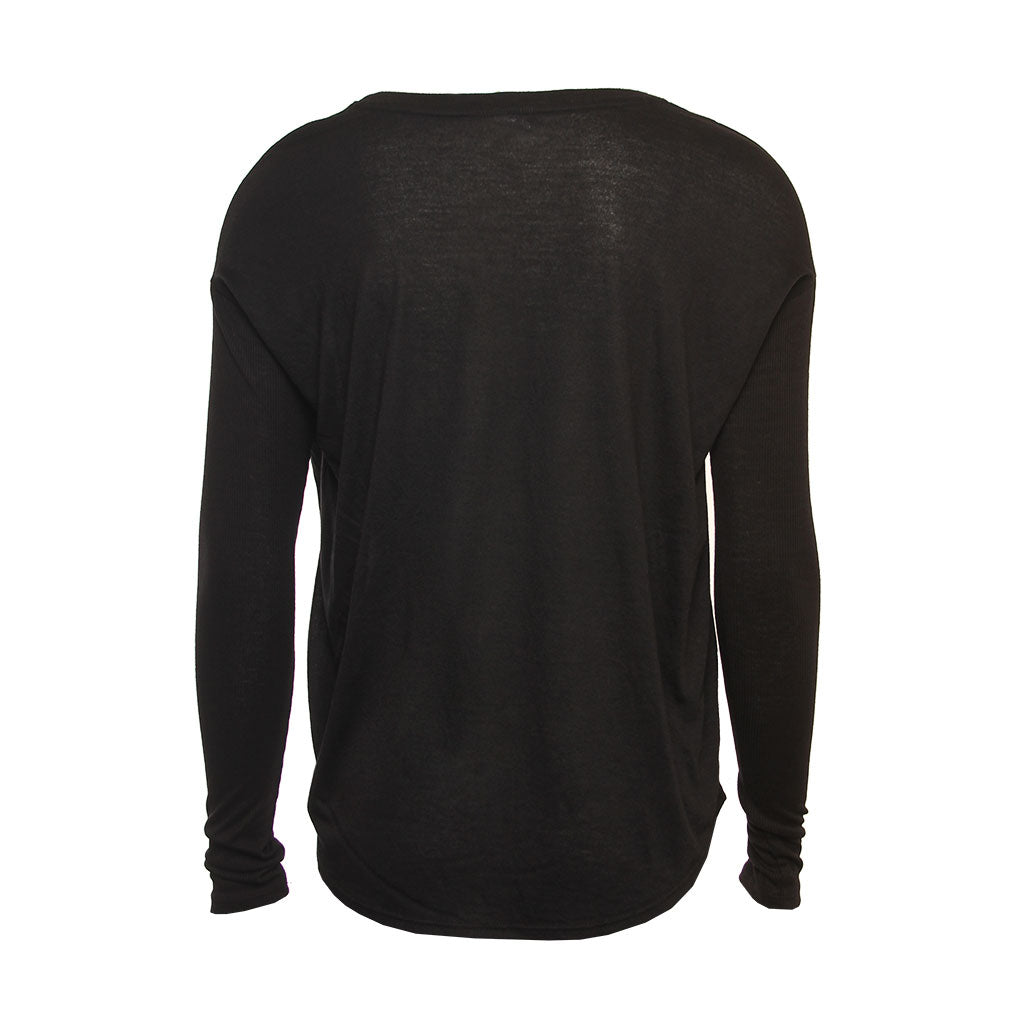 Hansen Womens Shirt Happiness Comes In Waves Long Sleeve