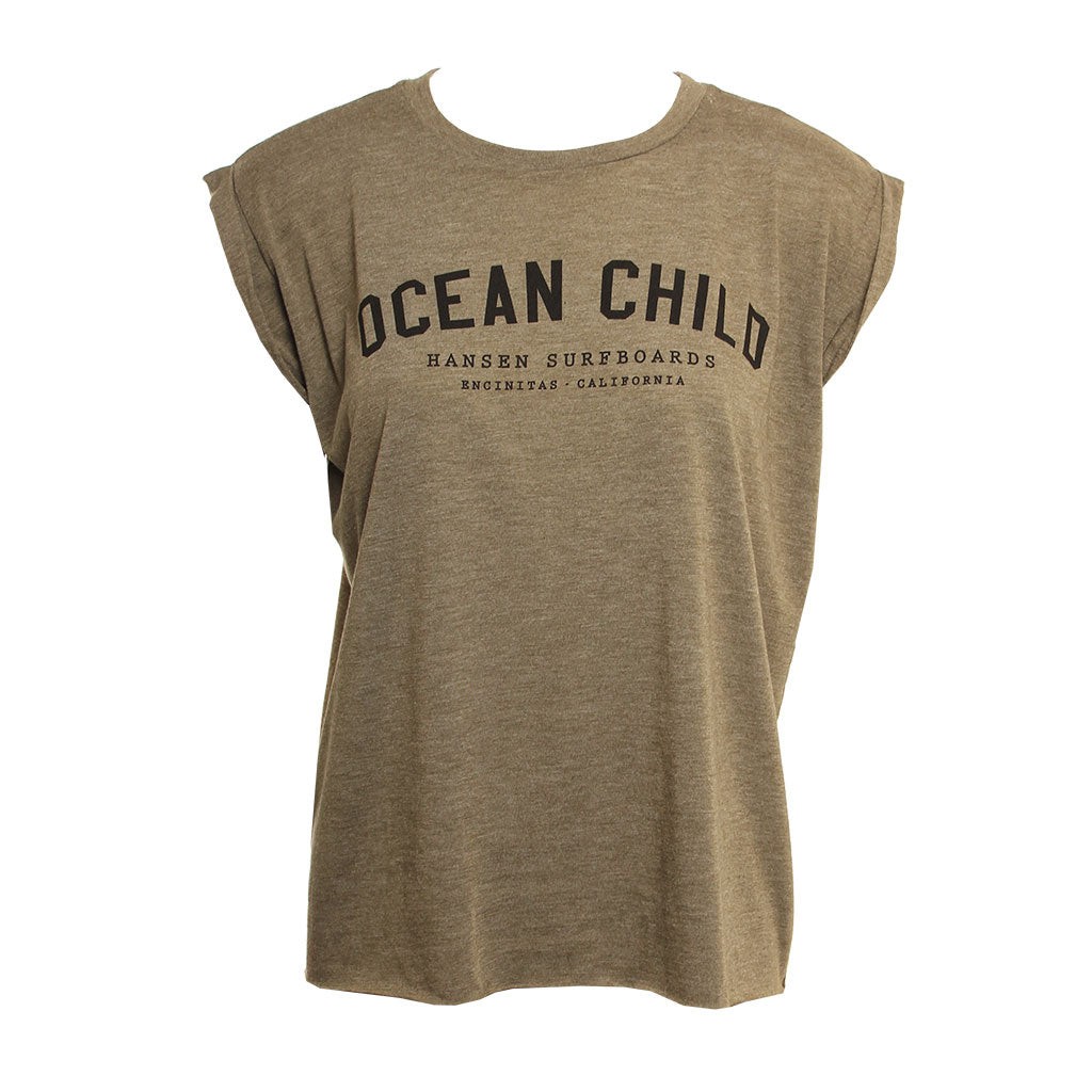 Hansen Womens Shirt Ocean Child Muscle Tee