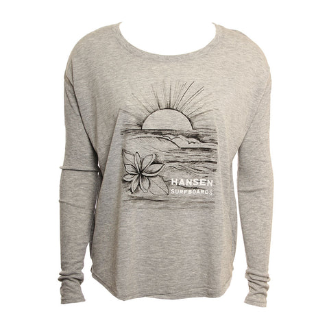 Hansen Womens Shirt Surf Camp Long Sleeve
