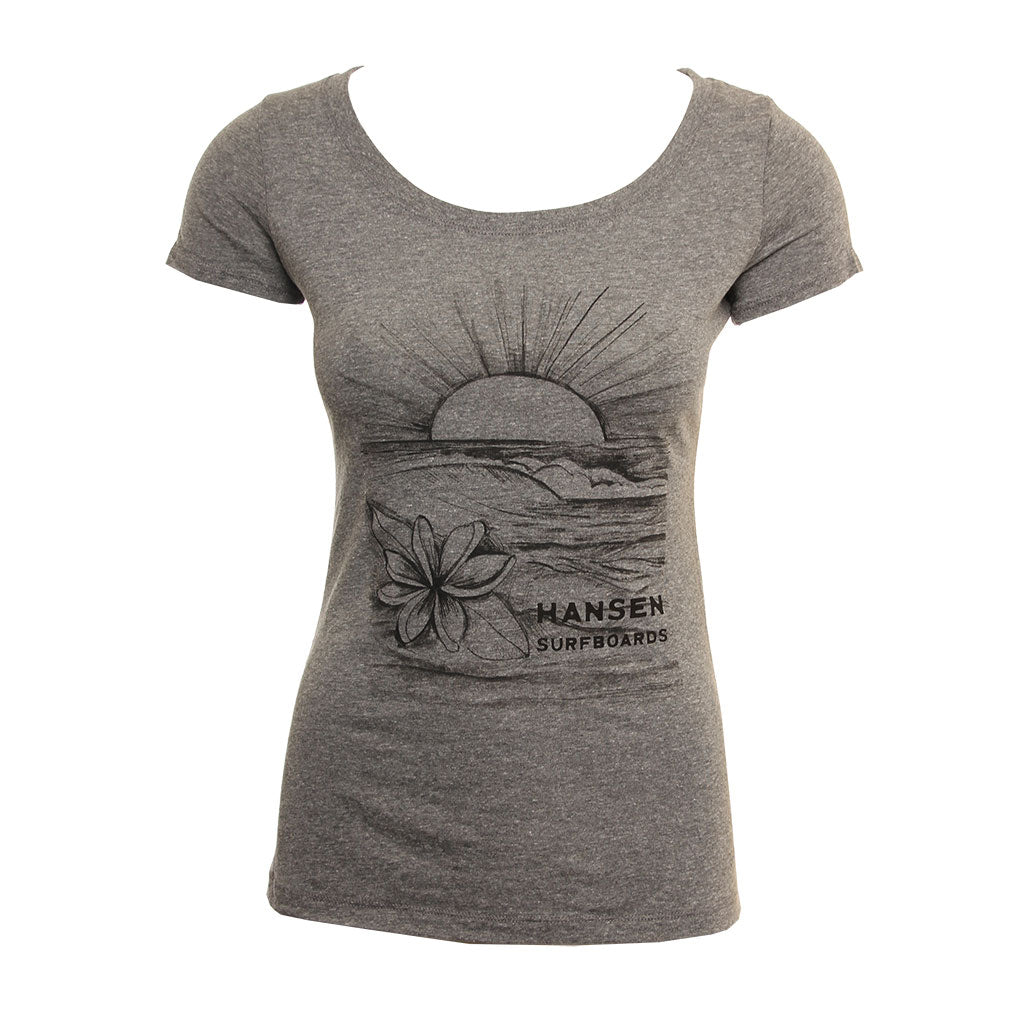 Hansen Womens Shirt Surf Camp Scoop Neck