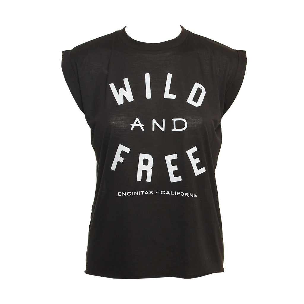 Hansen Womens Shirt Wild And Free Muscle Tee