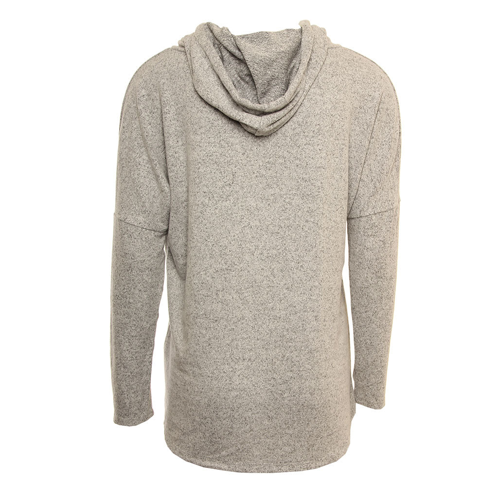 Hansen Womens Sweatshirt Crystal Clear Fuzzy Hoody