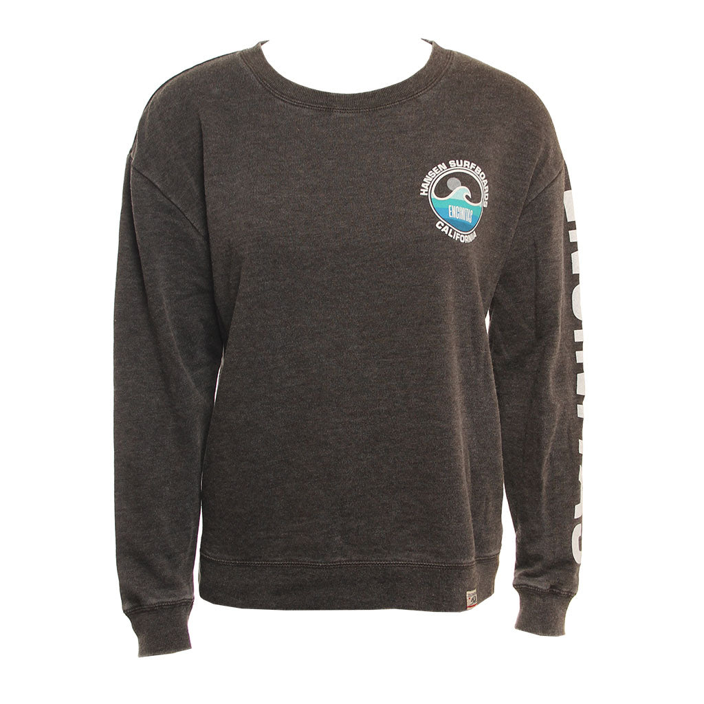 Hansen Womens Sweatshirt Lootin Weathered Crew