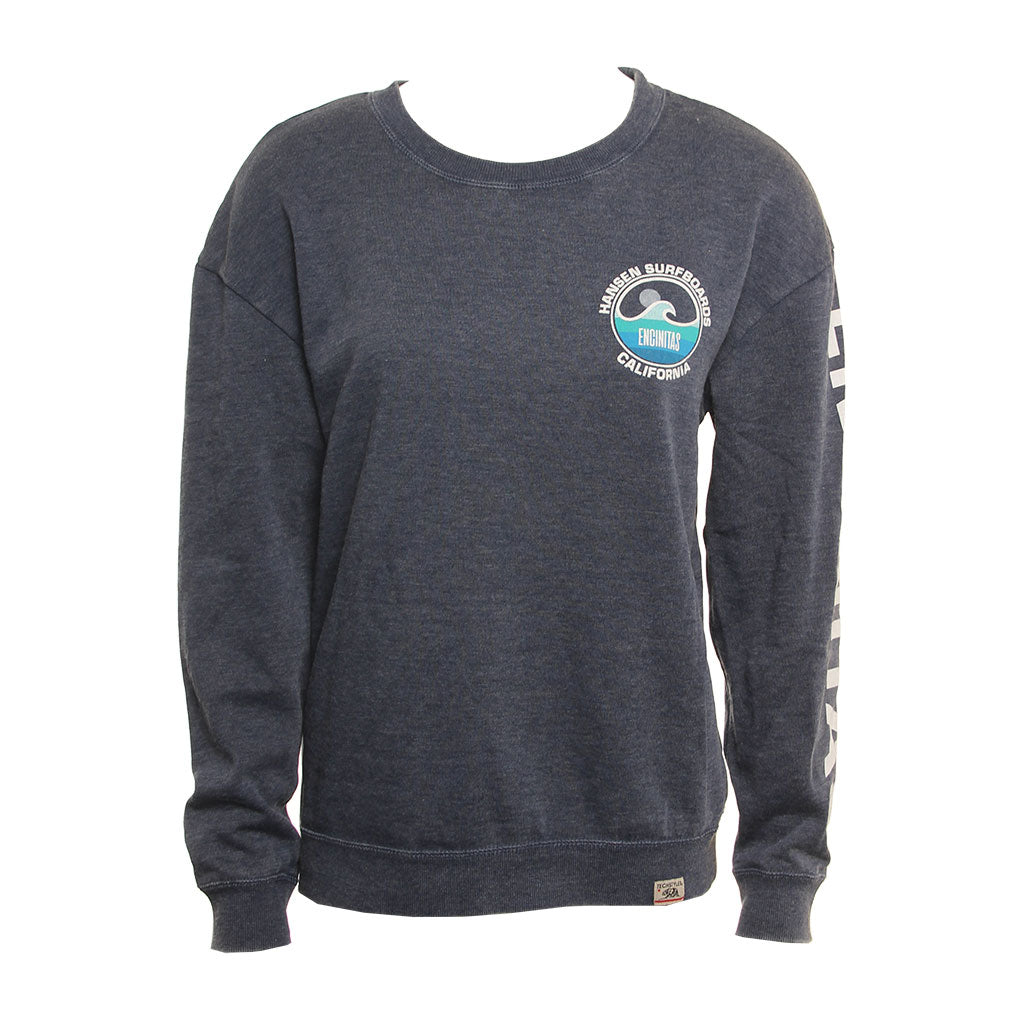 Hansen Womens Sweatshirt Lootin Weathered Crew