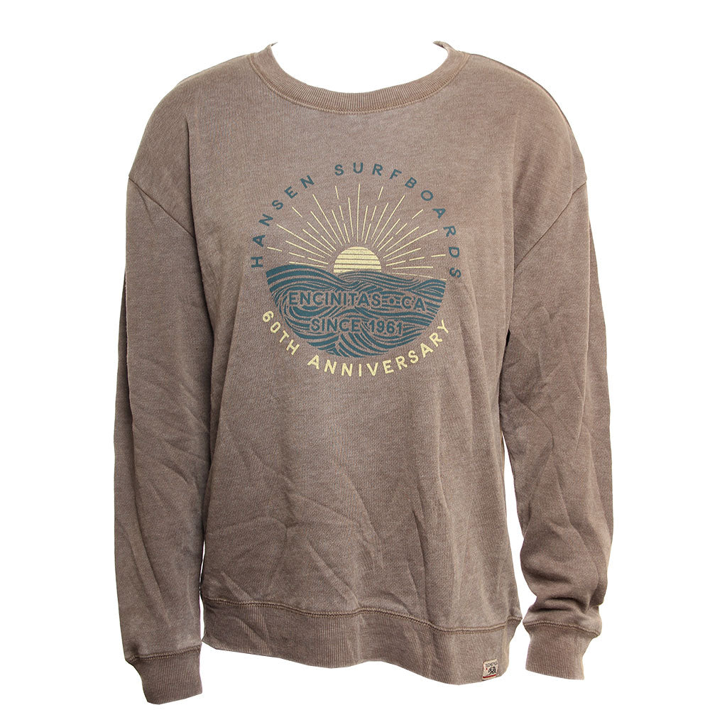 Hansen Womens Sweatshirt 60th Anniversary O And O Crew