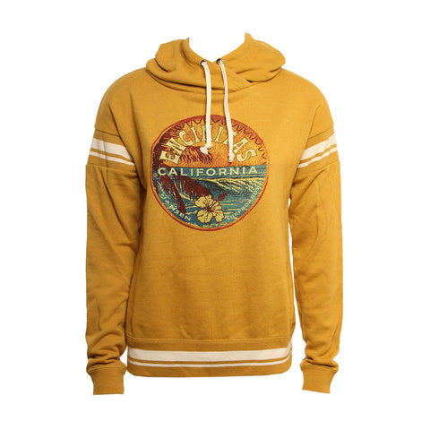 Hansen Womens Sweatshirt Wave Badge Sporty Hood