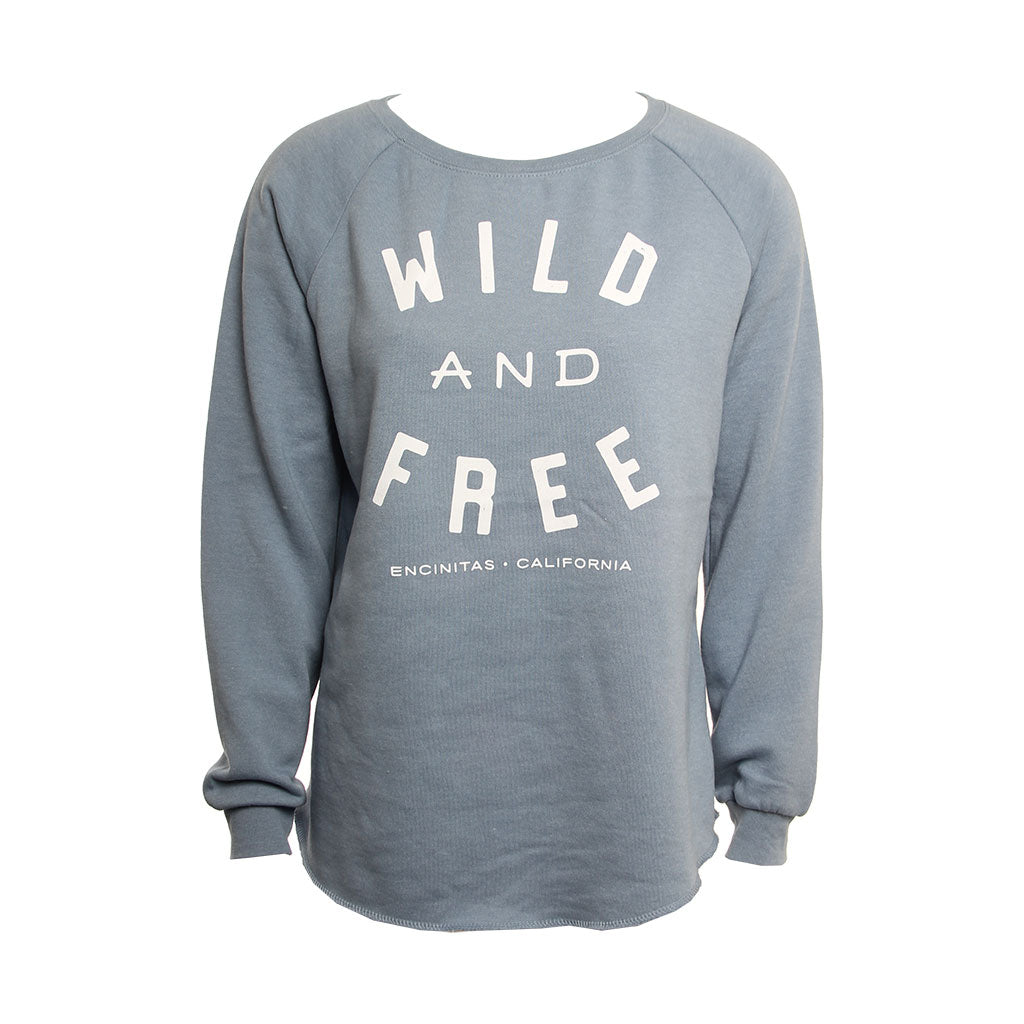 Hansen Womens Sweatshirt Wild And Free Crew