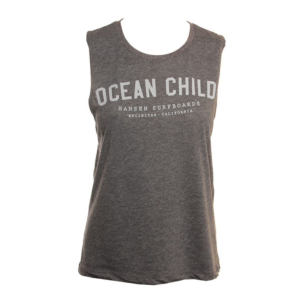 Hansen Womens Tank Top Ocean Child Festival