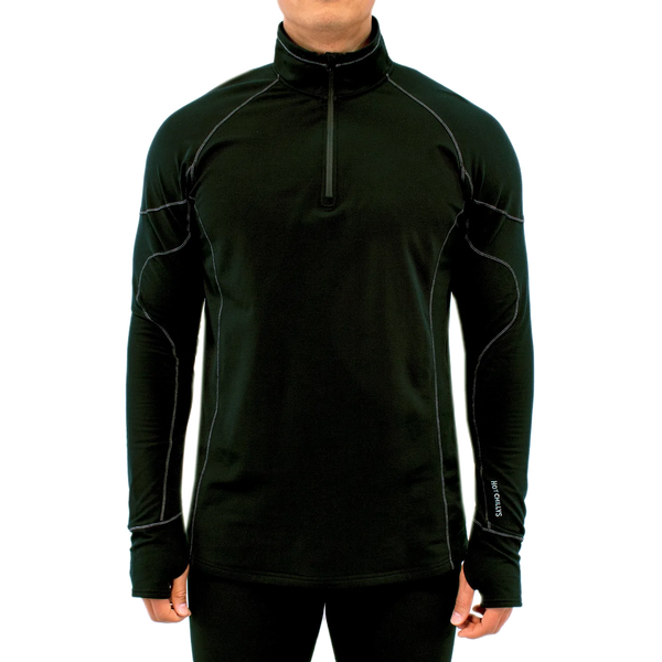 Hot Chillys Mens Base Layers Micro-Elite XT Zip-T