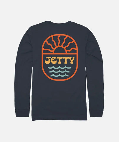Jetty Mens Shirt Seascape Long Sleeve
