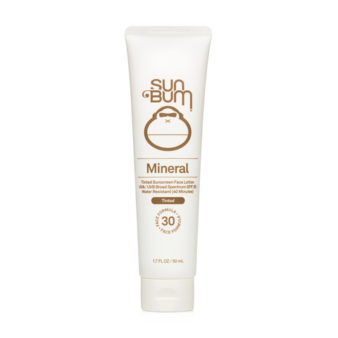 Sun Bum Sunscreen SPF 30 Mineral Tinted Face Lotion 1.7 oz