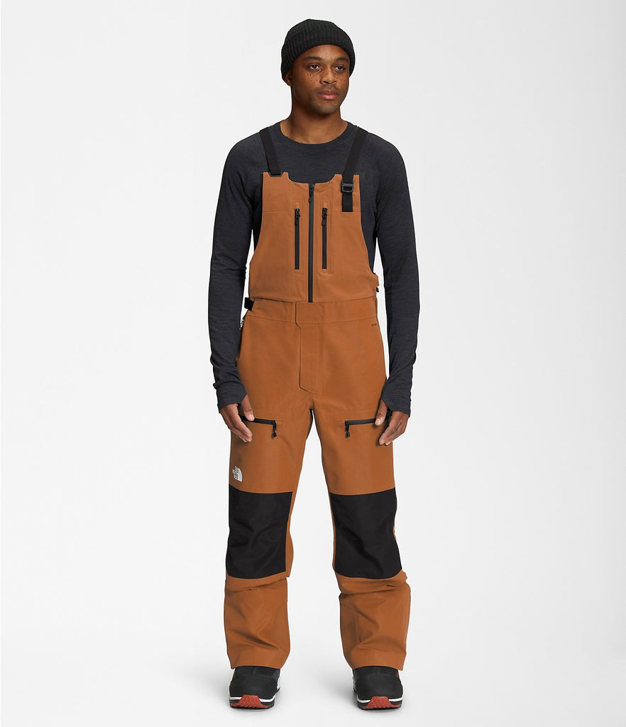 The North Face Ceptor Bib Pant 2023, Leather Brown/TNF Black / M