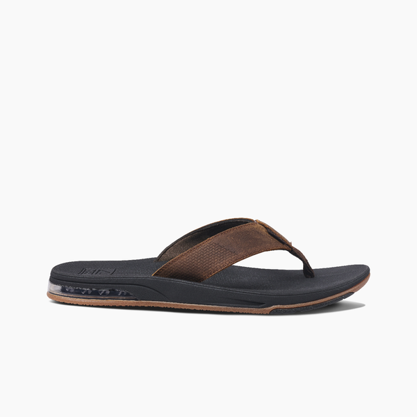 Reef Mens Sandals Leather Fanning Low