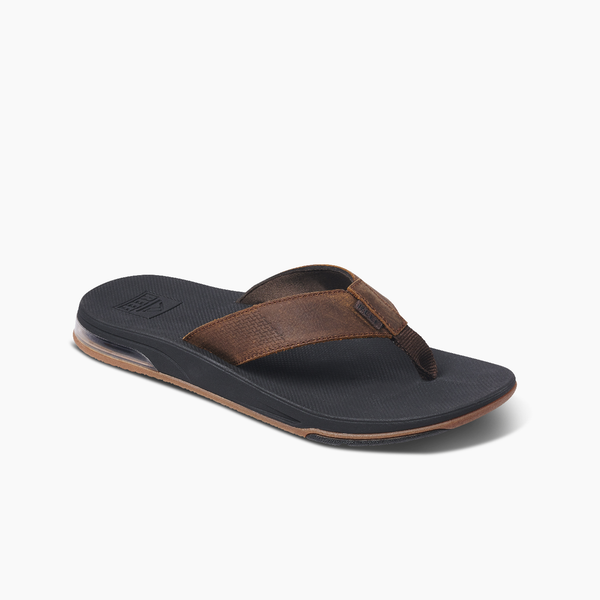 Reef Mens Sandals Leather Fanning Low