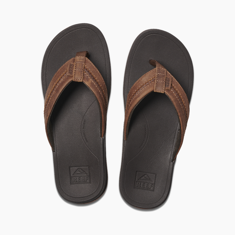 Reef Mens Sandals Leather Ortho Bounce Coast