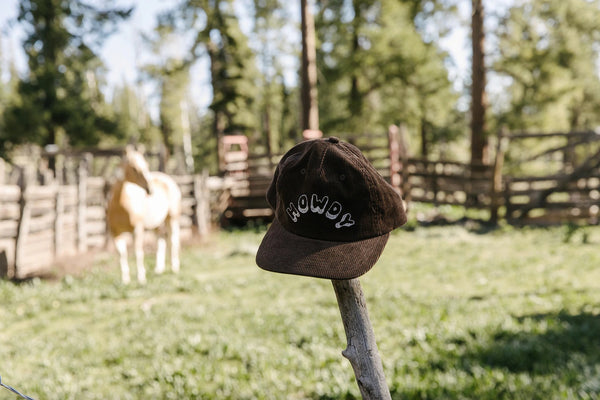 Seager Hat Howdy Corduroy Snapback