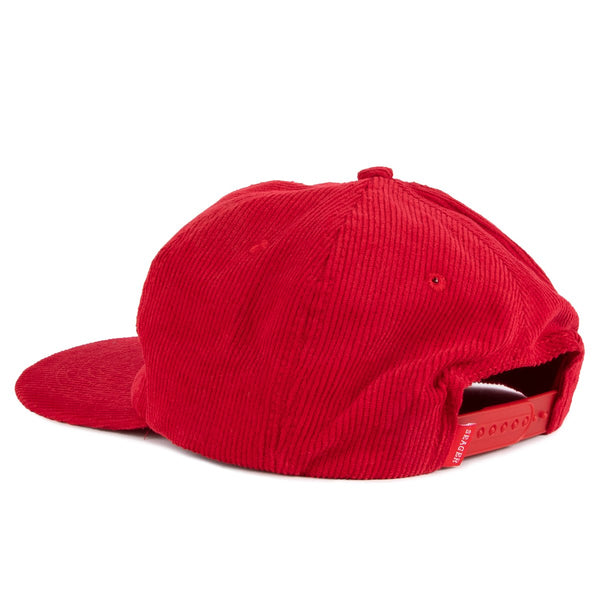 Seager Hat Big Red Corduroy Snapback