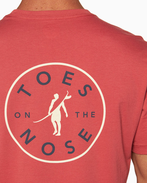 Toes On The Nose Mens Shirt Circle Mark