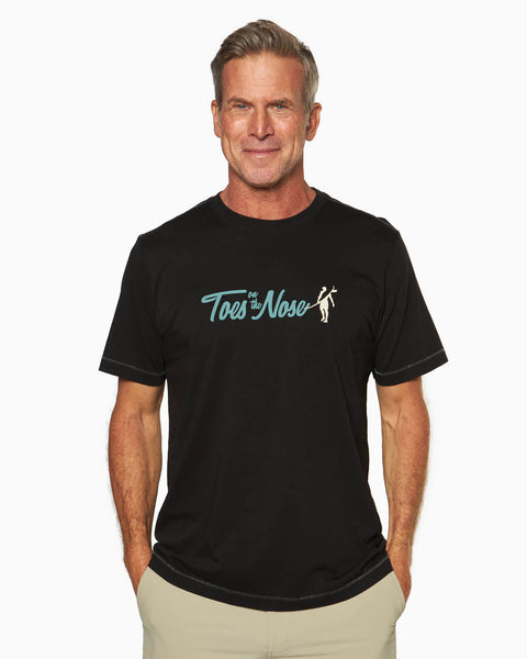 Toes On The Nose Mens Shirt Script Band