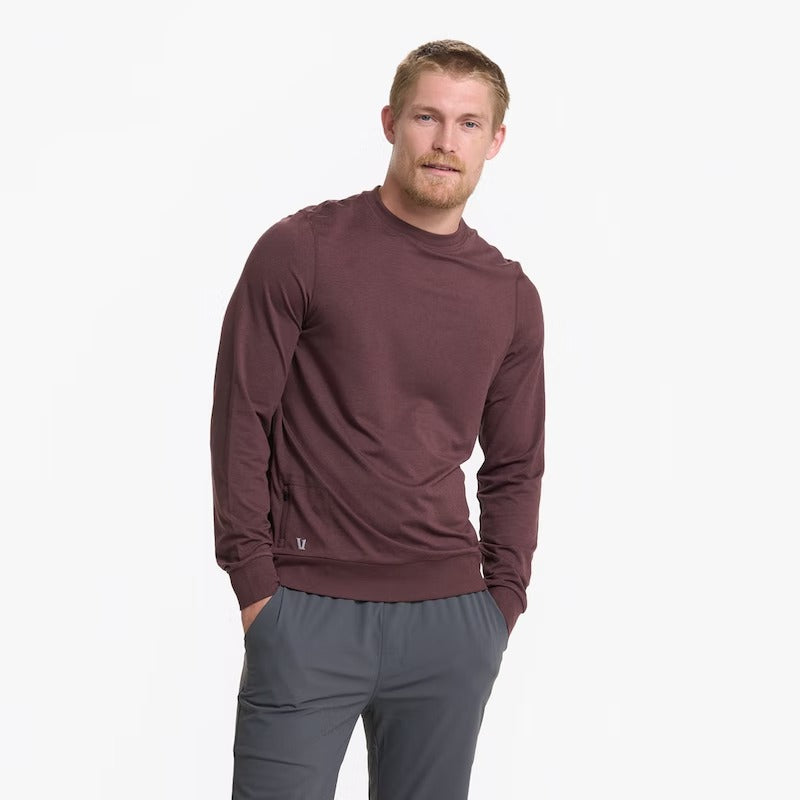 Vuori Mens Sweatshirt Ponto Performance Crew