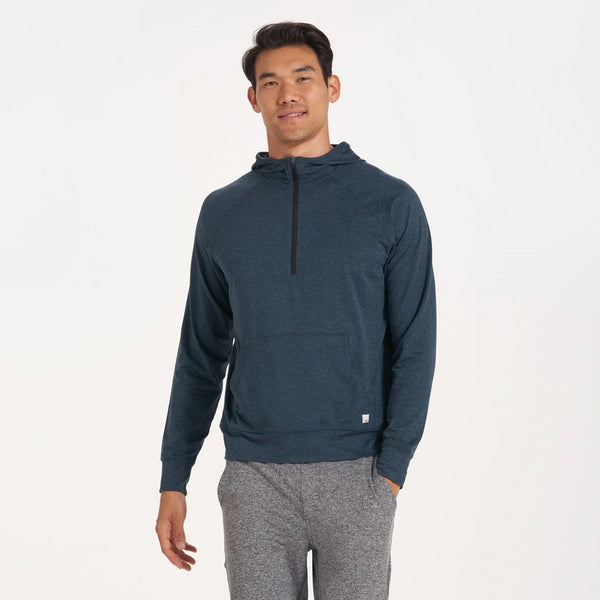 Vuori Mens Sweatshirt Ponto Performance Half Zip Hoodie