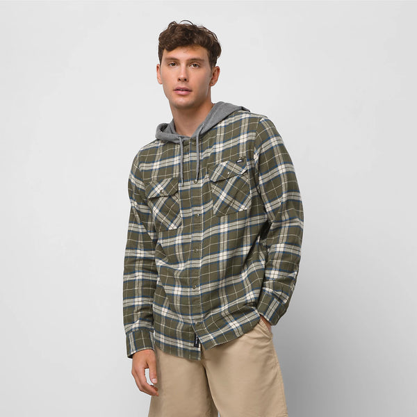 Vans Mens Shirt Parkway Hooded Flannel