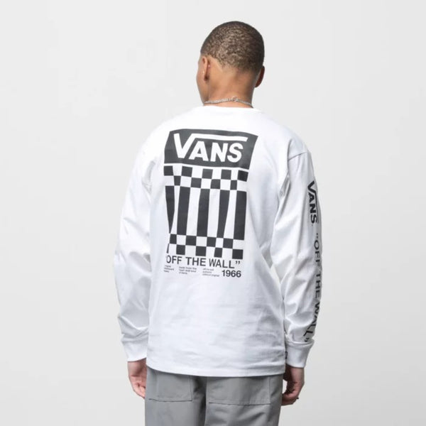 Vans Mens Shirt Off The Wall Classic Check Graphic Long Sleeve