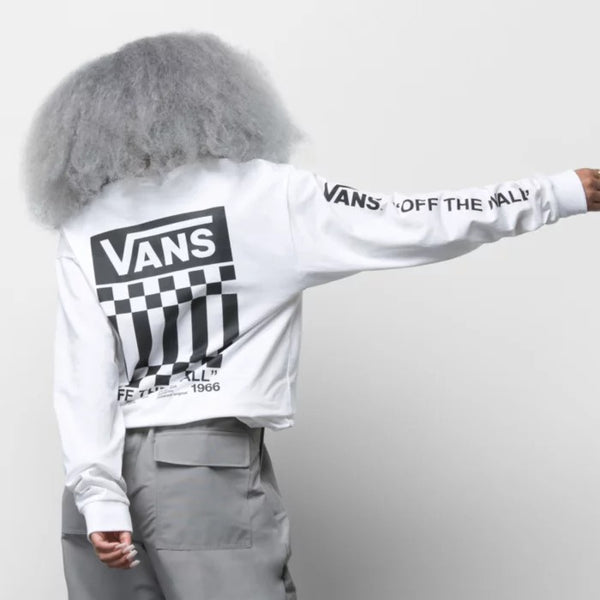 Vans Mens Shirt Off The Wall Classic Check Graphic Long Sleeve
